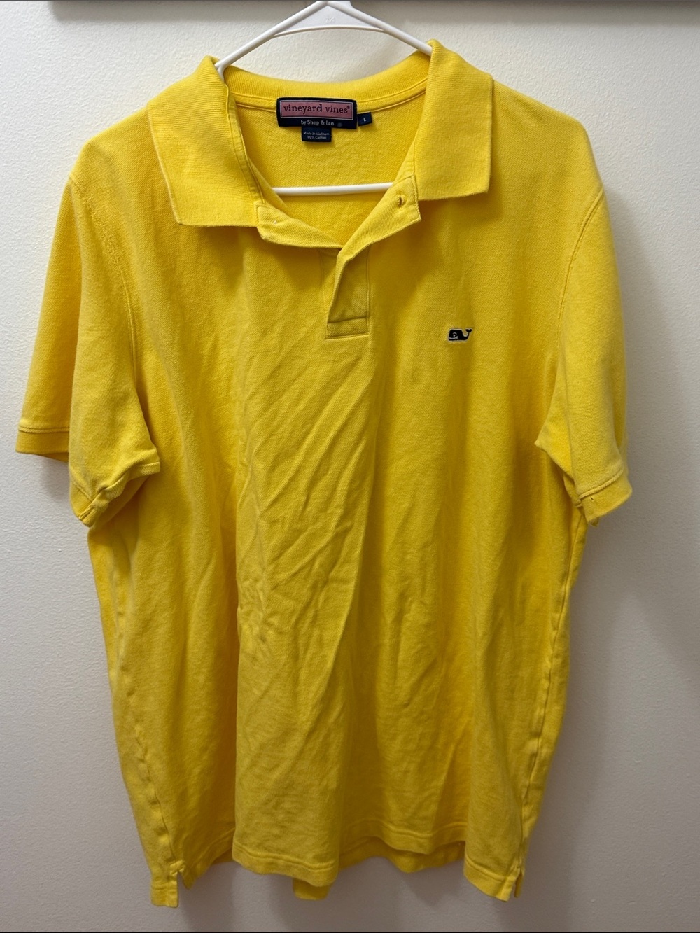 Vineyard Vines Men's Bright Yellow Polo